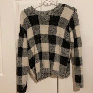 Francesca’s Black & White Sweater
